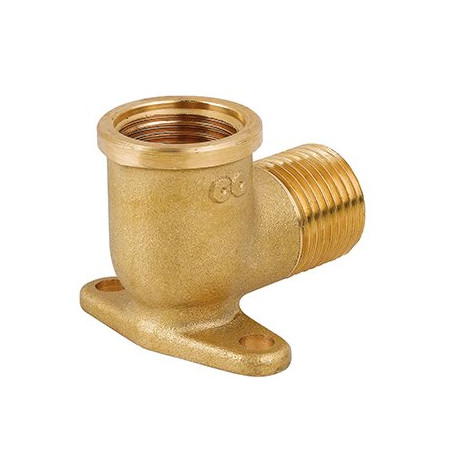 Elkonis fiksēts misiņš CAVALETTO 1/2"" v/uz āru. - 90°