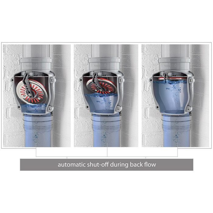 Check valve for drains KARMAT DN 50, vertical