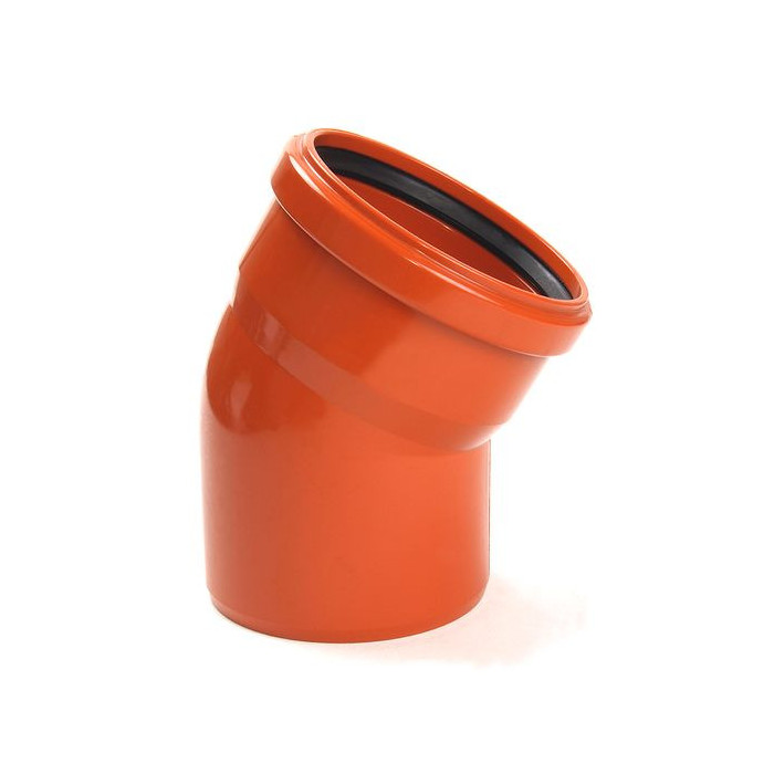 Āra notekūdeņu elkonis WAVIN 250 x 30°