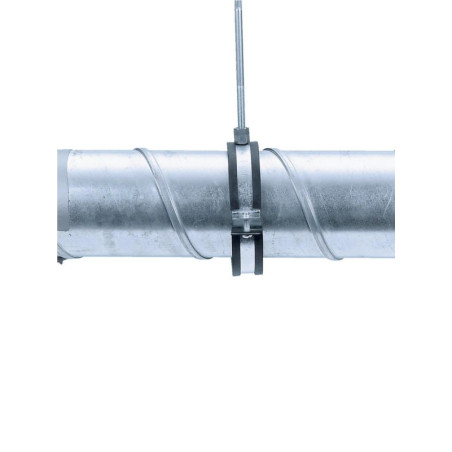Laikiklis ventiliacijos vamzdžiui su triukšmo slopinimo įdėklu MEFA 315 mm (sriegis M8)