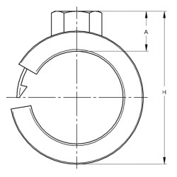 Крепление со вставкой для шумоподавления MEFA 15 мм (M8)
