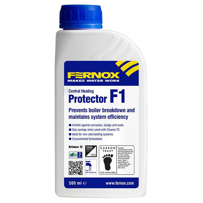 Corosios sudėtyje yra nuovirų inhibitorius FERNOX Protector F1 500 ml