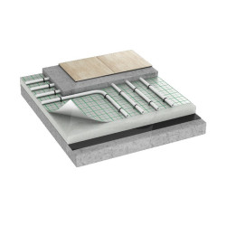 Aluminum foil for heated flooring EUROVENT Alufloor