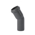 Internal sewage elbow OSTENDORF HT-system DN 32 x 30°, gray