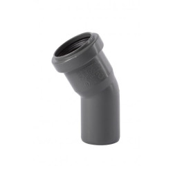 Internal sewage elbow OSTENDORF TH-system DN 40 x 30°, gray