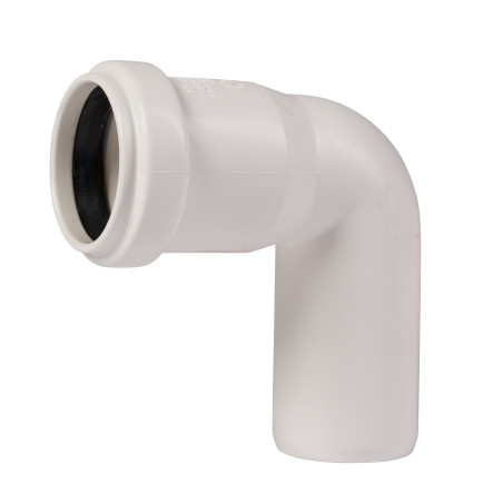 Sisemine reovee küünarnukk OSTENDORF HT-süsteem DN 32 x 90°, valge