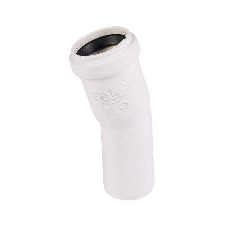 Internal sewage elbow OSTENDORF HT-system DN 32 x 15°, white