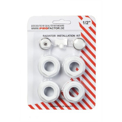 Alumiiniumradiaatori ühenduskomplekt PROFACTOR (7 in 1) - 1/2""