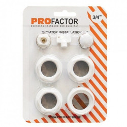 Aluminum radiator charging kits PROFACTOR (7 in 1) - 3/4""