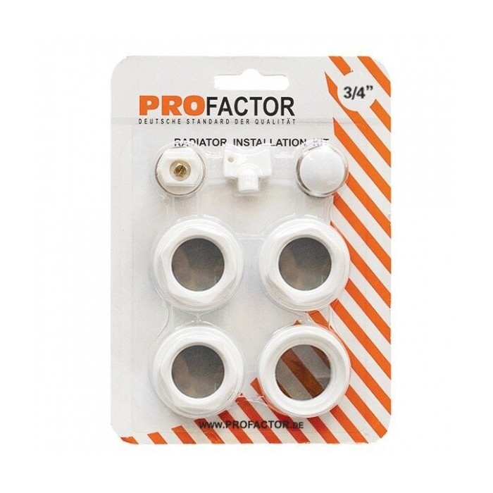 Комплекты для зарядки алюминиевого радиатора PROFACTOR (7 в 1) - 3/4""