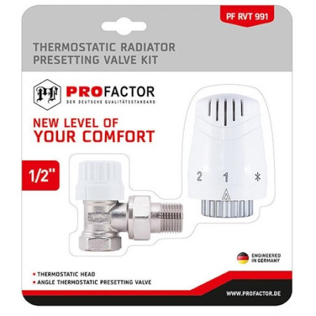 Radiatoru uzlādes komplekti PROFACTOR (2 in 1) - 1/2"" kempings