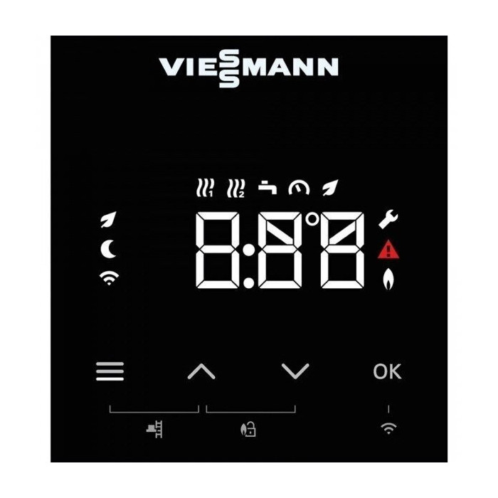 Dujinis kondensacinis katilas VIESSMANN Vitodens 100-W, 3,2-32,0 kW su galimybe pajungti tourinį vandens šildytuvą, Z022861