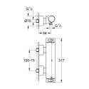 Thermostatic faucet showeri GROHE Grohtherm 2000 New