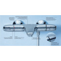 Thermostatinis maišytuvas voniai - showeri GROHE Grohtherm 1000 Nauja, 34155003