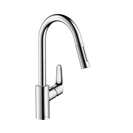 Kitchen (sinks) faucet with retractable beak HANSGROHE Focus, 31815000