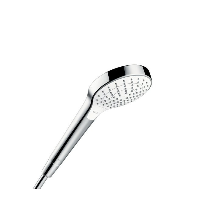Dušo galvutė HANSGROHE Croma Select S 3jet, Vario Ecosmart, chromas/balta, 26803400