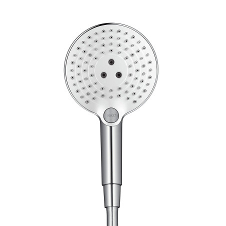 Dušas galva HANSGROHE Raindance Select S 120 Ecosmart, hroms/balts, 26531400