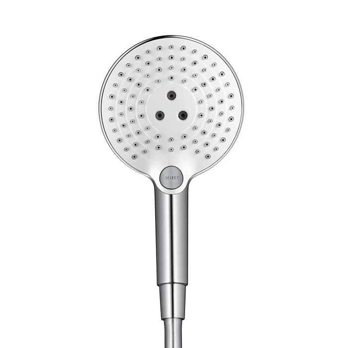 Dušas galva HANSGROHE Raindance Select S 120 Ecosmart, hroms/balts, 26531400