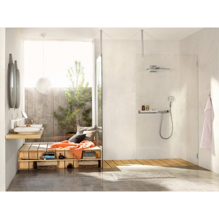 Dušas galva HANSGROHE Raindance Select S 120 Ecosmart, hroms/balts, 26531400