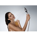 Душевая лейка HANSGROHE Raindance Select S 120 Ecosmart, Хром/Белый, 26531400