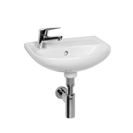 Izlietne maza piekārta JIKA Lyra Plus, 400 x 310 mm, (maisītāja atvērums kreisajā pusē)