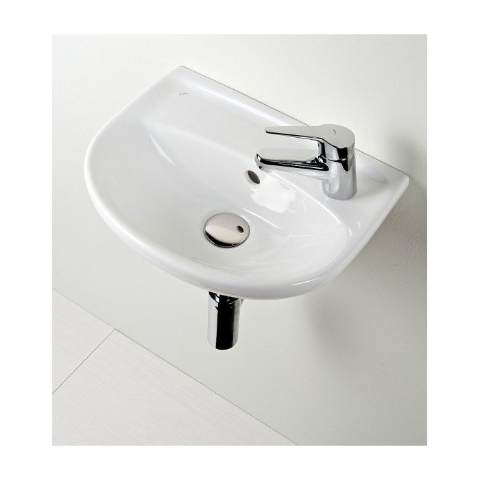 Praustuvas maža pakabinamas JIKA Lyra Plus, 400 x 310 mm, (maišytuvo anga dešinėje)