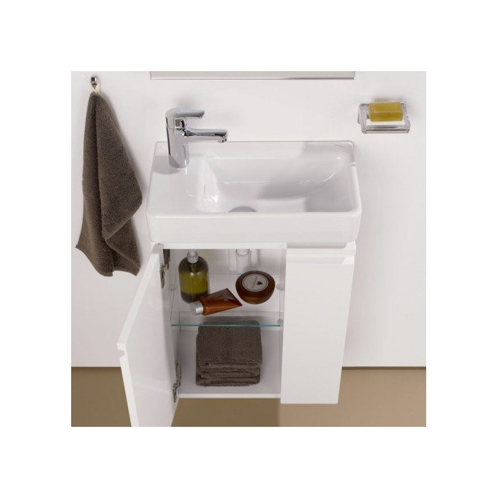 Valamu riputusasümmeetriline LAUFEN Pro S, 480 x 280 mm (segisti ava vasakul)
