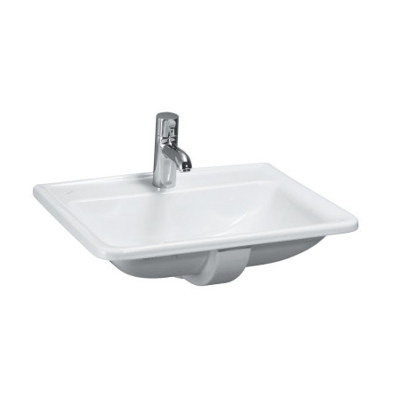 Valamu ülalt süvistatud LAUFEN Pro S, 560 x 440 mm (segisti ava keskel)