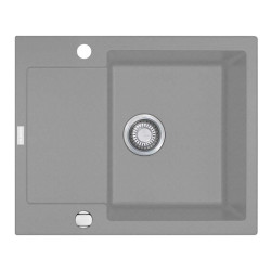 Stoneware (granite) sink FRANKE Maris MRG 611-62 62x50 cm, stone gray