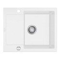 Stoneware (granite) sink FRANKE Maris MRG 611-62, 62x50 cm, white