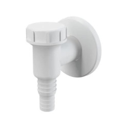 Siphons for washing machine ALCA PLAST overcoat, white