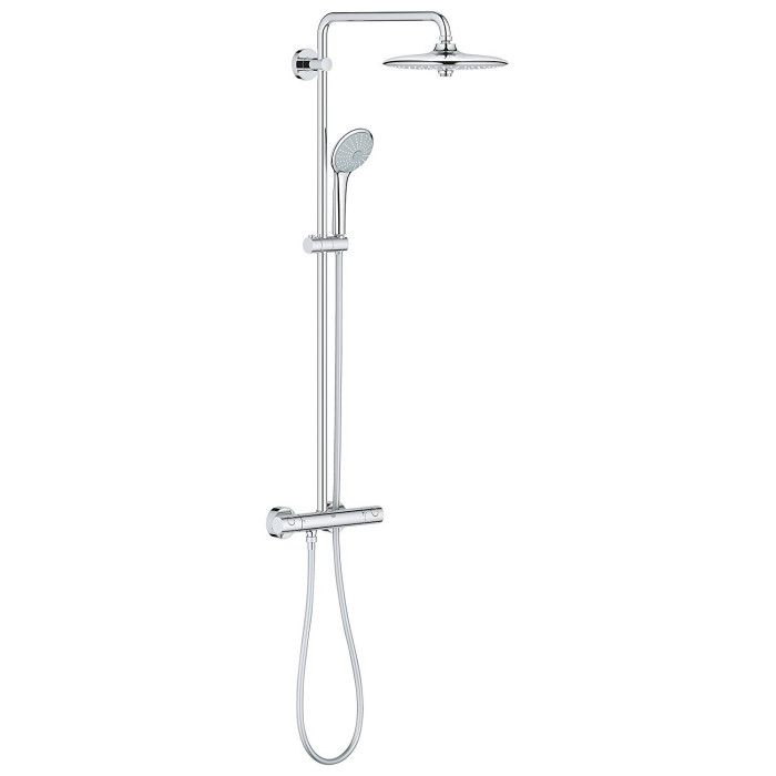 Termostata dušas sistēma GROHE Euphoria 260 ar manuālu dušu Euphoria 110 masāža