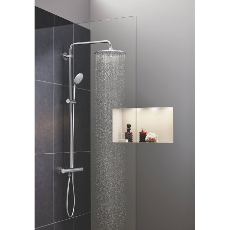 Termostata dušas sistēma GROHE Euphoria 260 ar manuālu dušu Euphoria 110 masāža