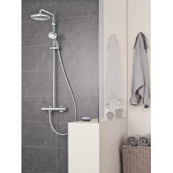 Termostateeritav dušisüsteem GROHE Tempesta Cosmopolitan 210 manuaalse dušiga Tempesta 100