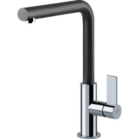 Virtuves (izlietnes) jaucējkrāns FRANKE Bat Neptune-Evo, bez ievelkama duša, hroms/onikss