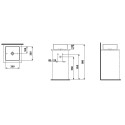Washbasin-bowl LAUFEN Living SaphirKeramik, 360 x 360 mm
