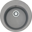 Keramikas (granīta) izlietne FRANKE Ronda ROG 610-41, 51 cm, akmens pelēks