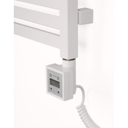 Controller teasing element TERMA KTX3 with a spiral wire from plugs to an electrical outlet