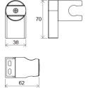 Dušas galvas Air RAVAK Chrome