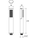 Shower head RAVAK Oval Mini, 1 features