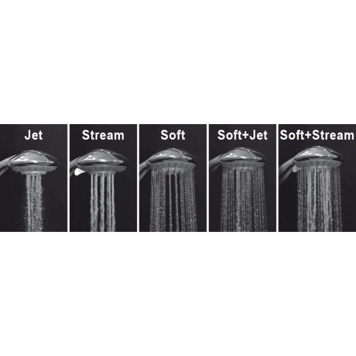 Shower head RAVAK, 5 features