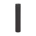 Black steel chimney DARCO 180 x 1000 mm