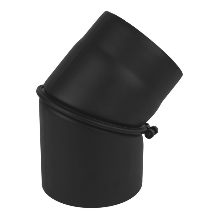 Регулируемое колено из черной стали без продувки DARCO 160/45°