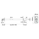 Non-freezing outdoor tap GUSTAVSBERG for walls 30 / 1000 mm thick