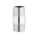 Taisna savienojuma savienotājs hroms (spīdīgs) PROFACTOR 1/2"x 1/2""