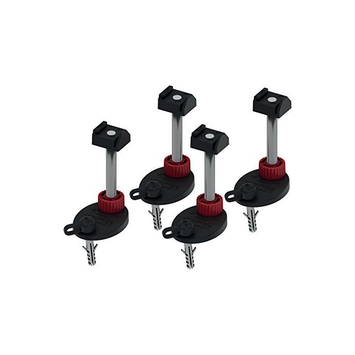Mounting legs with sound-dampening gasket TECEdrainline 92-139 mm