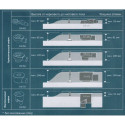 Supergeel-sifoonid TECEdrainline DN 40 horisontaalne