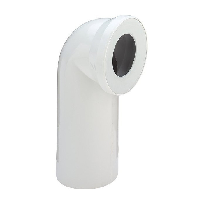 WC (toilet) union elbow 90° VIEGA, white