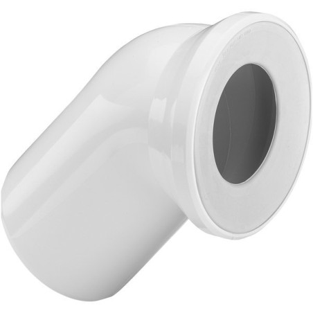 WC (unitazo) sąjungos alkūnė 45° VIEGA, balta