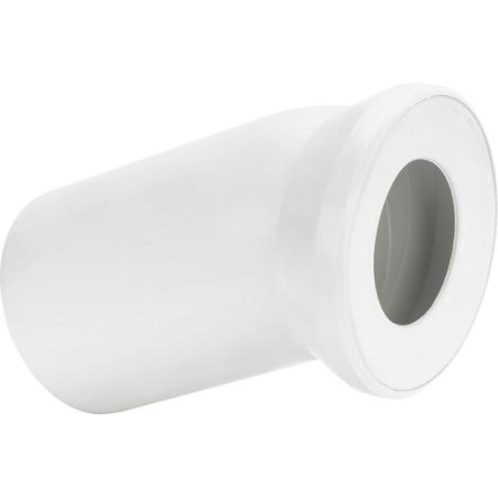 WC (toilet) union elbow 22° VIEGA, white
